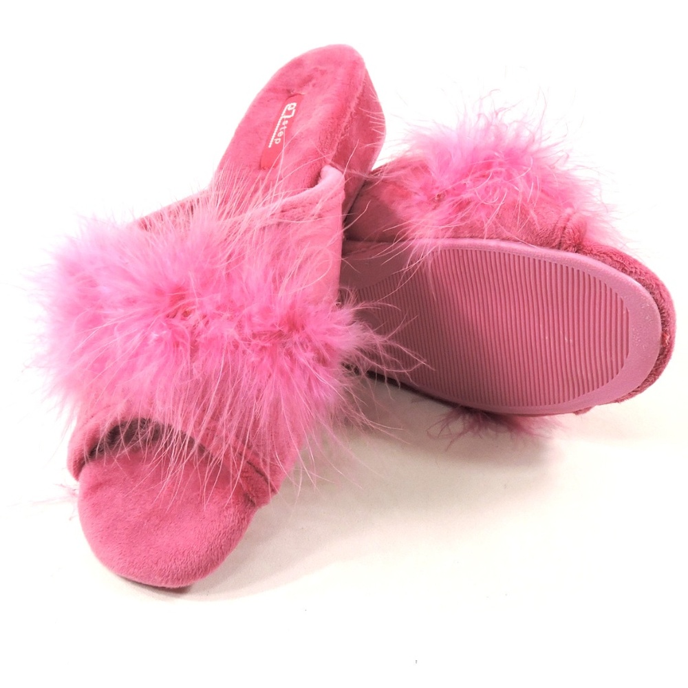 EZ-STEP PINK SOFT & COMFORT HOME FASHION SLIPPERS - Picture 2 of 7